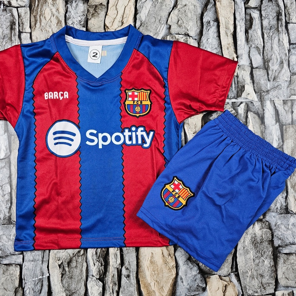 Barcelona Kids  Soccer Jersey Kit Youth/ Barcelona jersey for kids